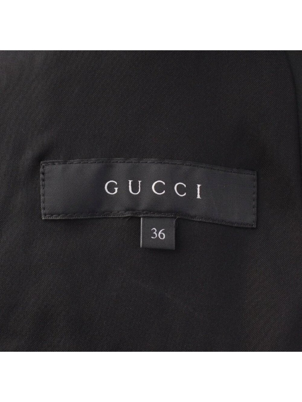 Gucci Wool Mohair Alpaca Tweed Color Jacket Brown 36 - Picture 9 of 10